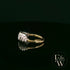 18ct White & Yellow Gold Multi-Stone Diamond Art Deco Ring