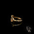 9ct Yellow Gold Infinity Heart Sapphire & Diamond Ring