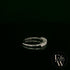 Moissanite & 9ct White Gold Half-Eternity Ring