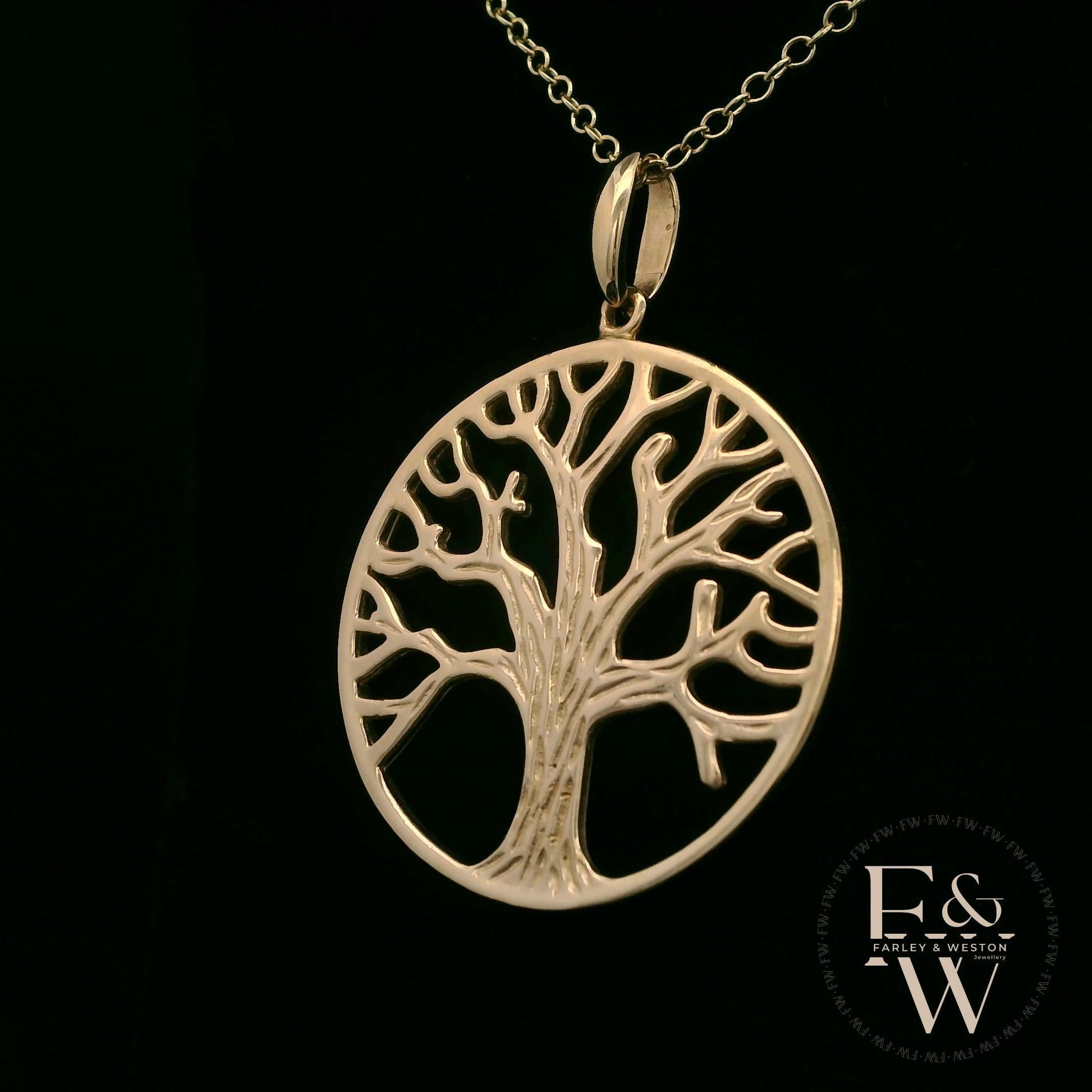 9ct Yellow Gold 'Tree of Life' Pendant