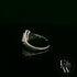 18ct White Gold Trillion-Cut Diamond Cluster Ring