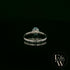 Solitaire Aquamarine & Silver Engagement Ring