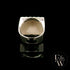 Heavy Silver Textured Pyramid Ring