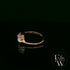 Double Moissanite & 9ct Rose Gold Ring