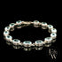 Sterling Silver Oval Blue Topaz Bracelet
