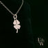 9ct White Gold 4 Leaf Clover Pendant