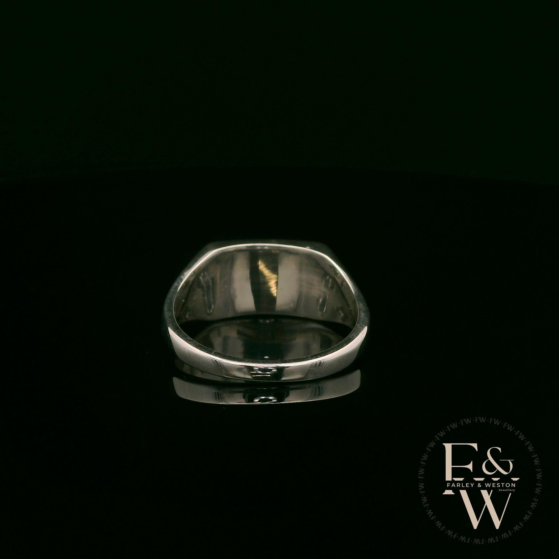 Sterling Silver Welsh Dragon Signet Ring