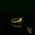 9ct Yellow Gold Welsh Feather Signet Ring