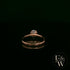 9ct Rose Gold White Moissanite Single Stone Ring
