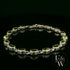 Sterling Silver Chain Bracelet with Cabochon Peridot Gemstones