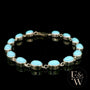 Sterling Silver Oval Turquoise Bracelet
