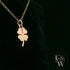 9ct Yellow Gold 4 Leaf Clover Pendant