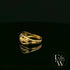 9ct Yellow Gold Half-Woven Design Band Ring