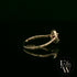 Lab Grown Ruby and Diamond 9ct Yellow Gold Cluster Ring