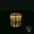 9ct Yellow Gold Fully-Woven Design Band Ring