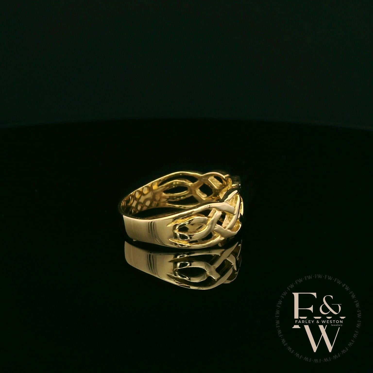 9ct Yellow Gold Celtic Ring