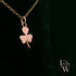 9ct Rose Gold 3 Leaf Clover Pendant