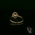 Lab Grown Ruby and Diamond 9ct Yellow Gold Cluster Ring