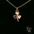 9ct Rose Gold 3 Leaf Clover Pendant