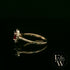 Lab Grown Ruby and Diamond 9ct Yellow Gold Cluster Ring