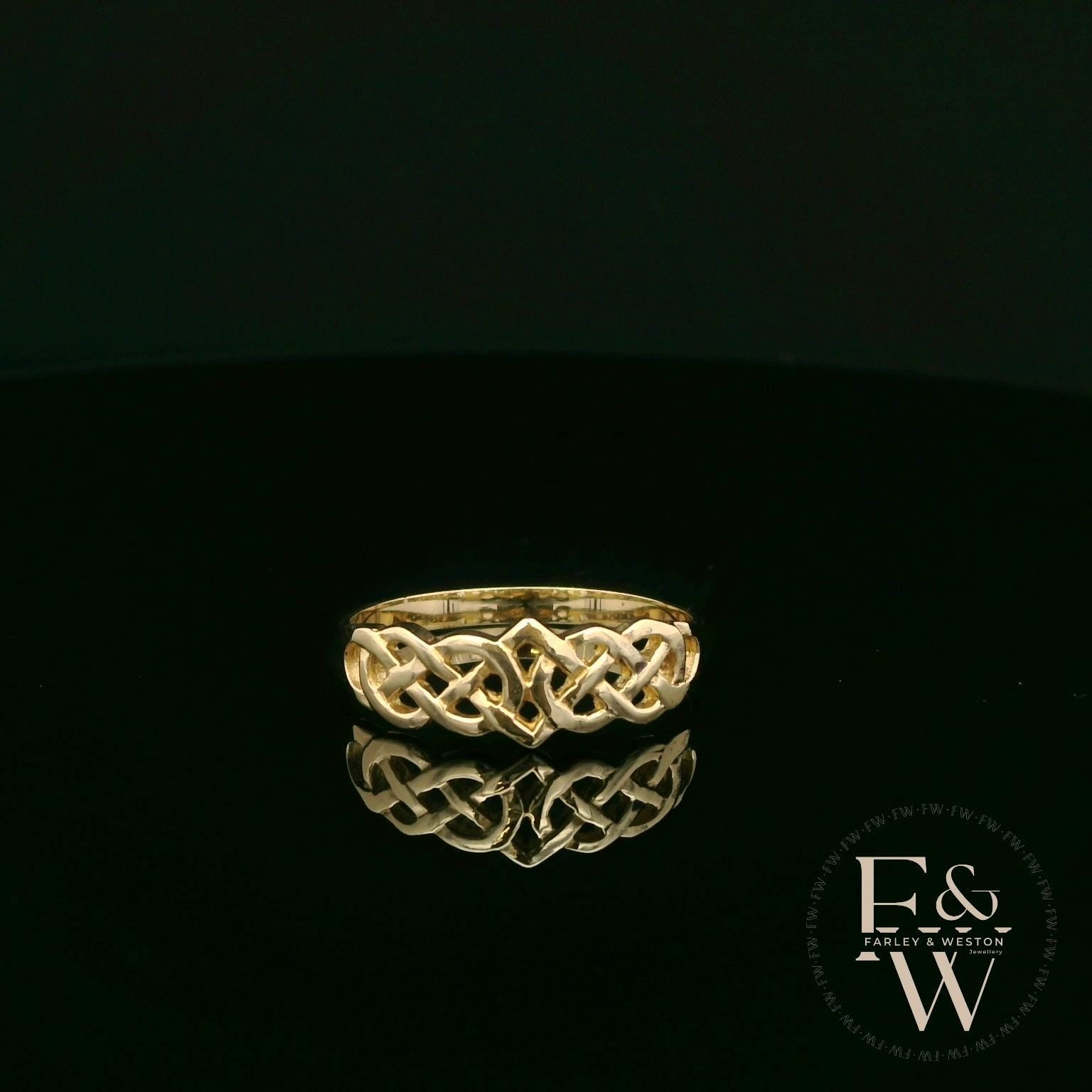 9ct Yellow Gold Celtic Ring
