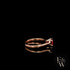 9ct Rose Gold Ruby CZ Solitaire Ring