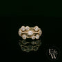 Diamond Unique 9ct Yellow Gold Raindance Ring