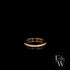 9ct Rose Gold Channel Set White Moissanite Half-Eternity Ring