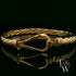 Twist Bangle Heavy Handmade 9ct Gold 26g UK Hallmarked