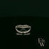 18ct White Gold Baguette-Cut Diamond Band Ring