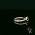 Sterling Silver Peridot CZ Single Stone Ring