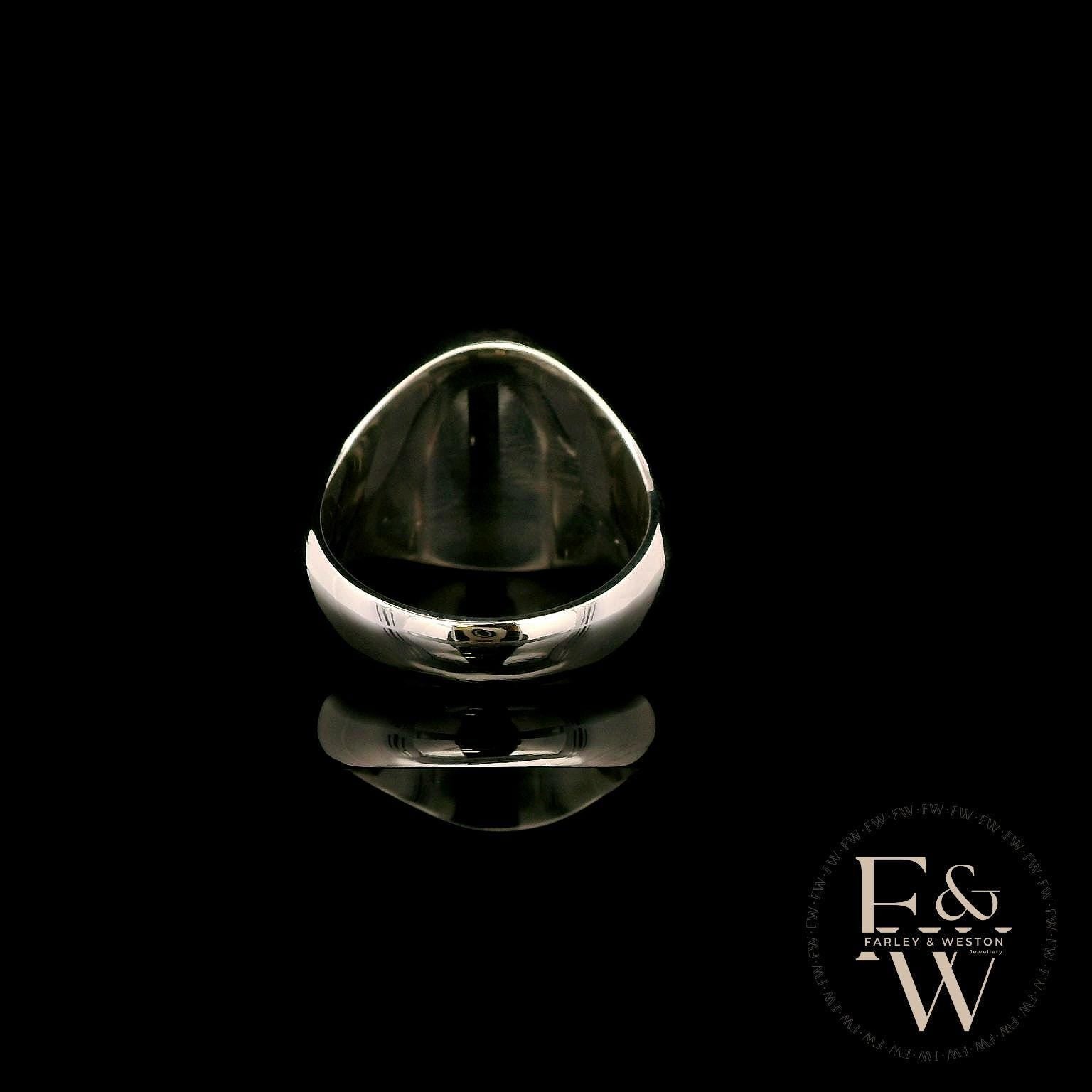 Silver Prince of Wales Signet Ring