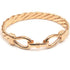 Gucci Style Twist Bangle Heavy Handmade 9ct Gold 65g UK Hallmarked