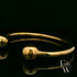 Torque Bangle Heavyweight Handmade 9ct Gold 50g UK Hallmarked