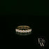 Moissanite & 9ct Yellow Gold Half-Eternity Ring