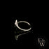 9ct White Gold Horse Shoe Design Ring