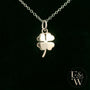 Sterling Silver 4 Leaf Clover Pendant