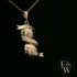Birmingham City Football Club Yellow Gold Pendant