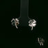 4 Leaf Clover 9ct White Gold Studs
