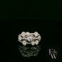 Diamond Unique 9ct White Gold Raindance Ring