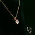 9ct Rose Gold & Solitaire Moissanite Pendant