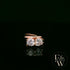 Double Moissanite & 9ct Rose Gold Ring