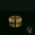 9ct Yellow Gold Fully-Woven Design Band Ring