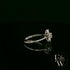 Swarovski Silver & White CZ Floral Ring