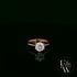 Solitaire Moissanite & 9ct Rose Gold Engagement Ring