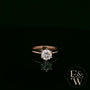 Solitaire Moissanite & 9ct Rose Gold Engagement Ring