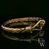Twist Bangle Heavy Handmade 9ct Gold 26g UK Hallmarked
