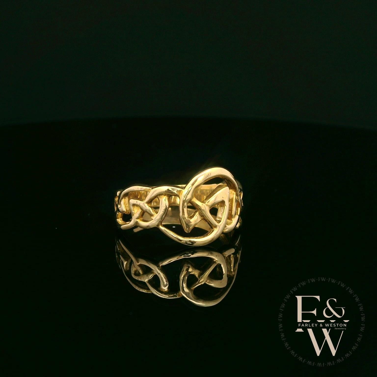 9ct Yellow Gold Celtic Ring