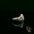 18ct White Gold Trillion-Cut Diamond Cluster Ring