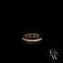 9ct Yellow Gold Channel Set White Moissanite Half-Eternity Ring
